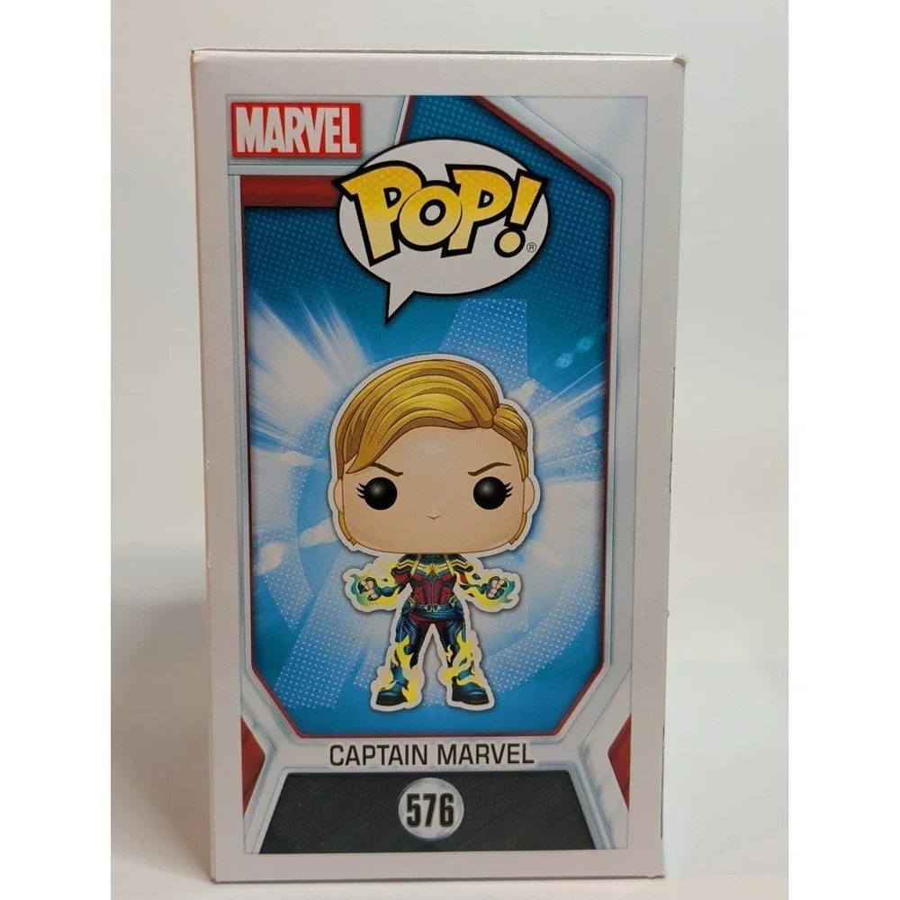Funko Pop! Marvel Avengers Endgame Captain Marvel #576 Vinyl‎ Bobble-Head w/ Box